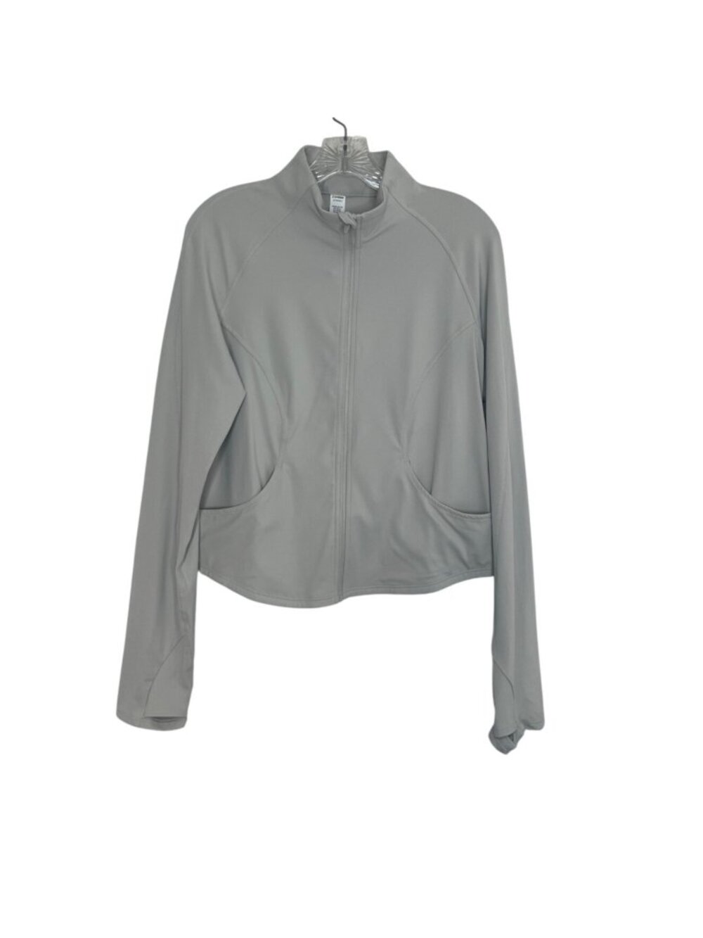 G4Free Zip Front Athletic Jacket Lightweight XXL Gray New Activewear